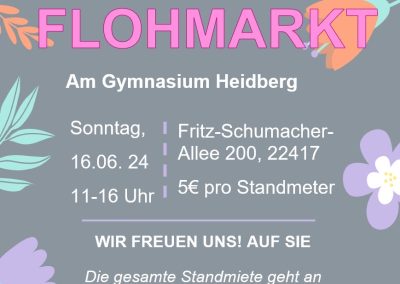 Flohmarkt am Gymnasium Heidberg