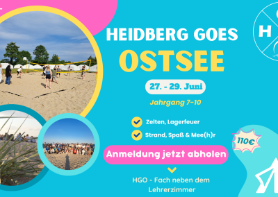 Let’s go to the (Ost)sea!